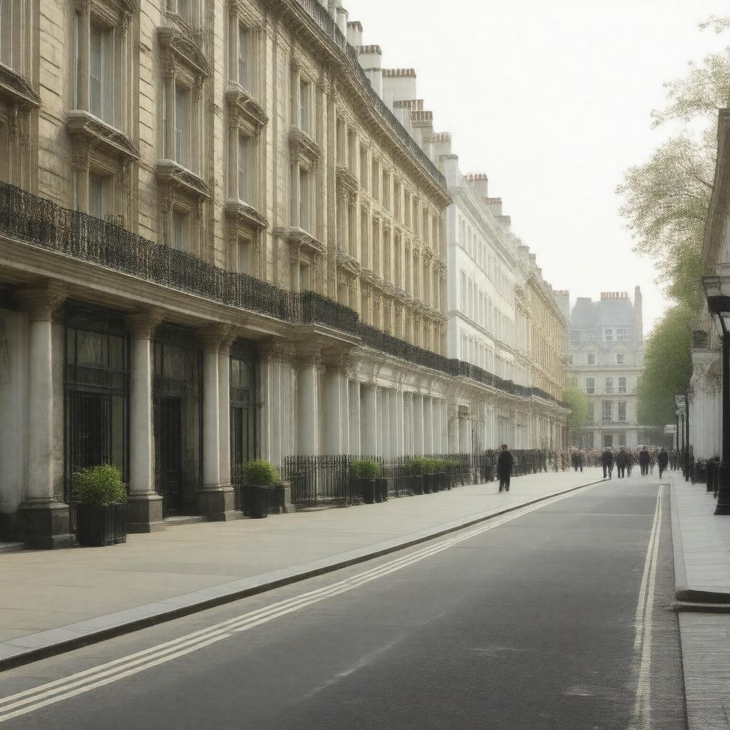 AI-created image of Half Moon Street