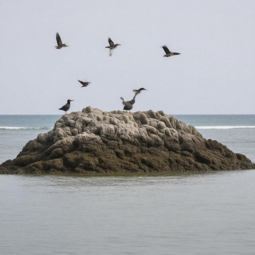 AI-created image of Half Tide Rocks