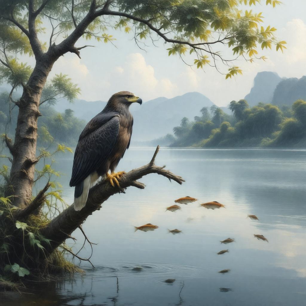 AI-created image of Haliaeetus humilis