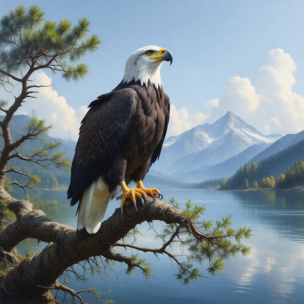 AI-created image of Haliaeetus leucoryphus
