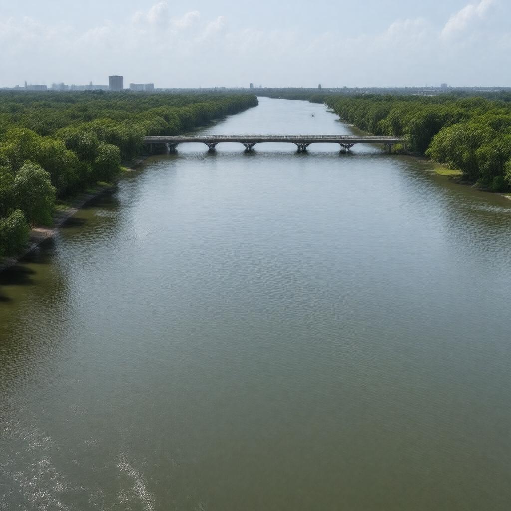 AI-created image of Halifax River