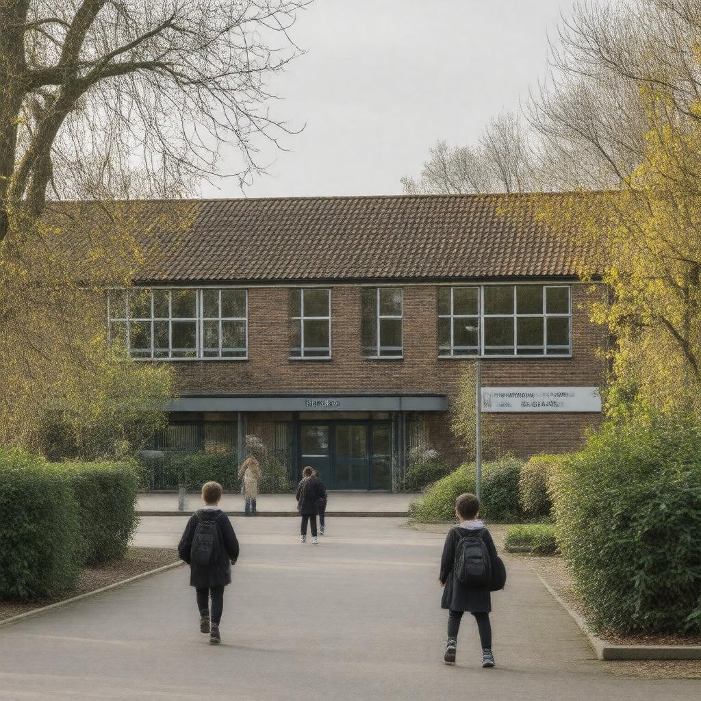 AI-created image of Hall Mead School