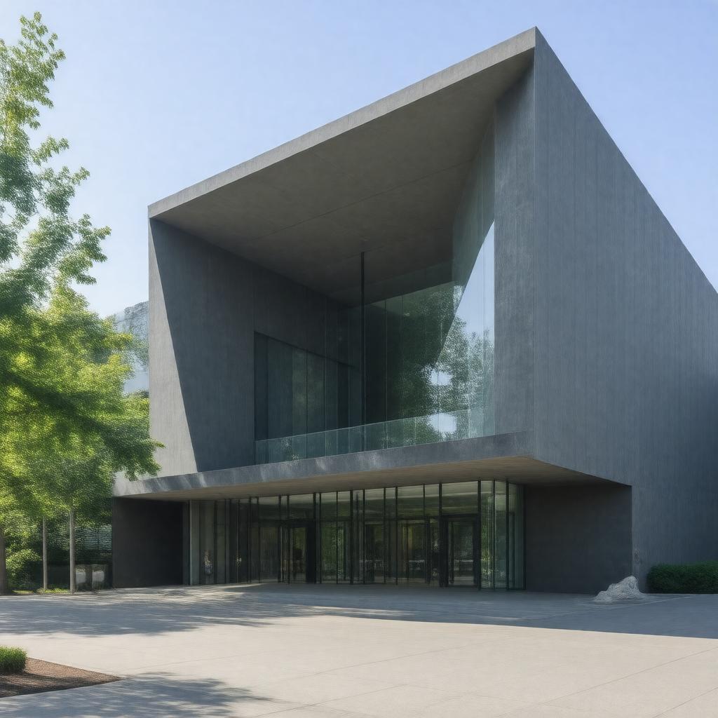 AI-created image of Hallie Ford Museum of Art