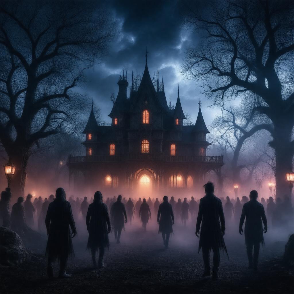 AI-created image of Halloween Horror Nights