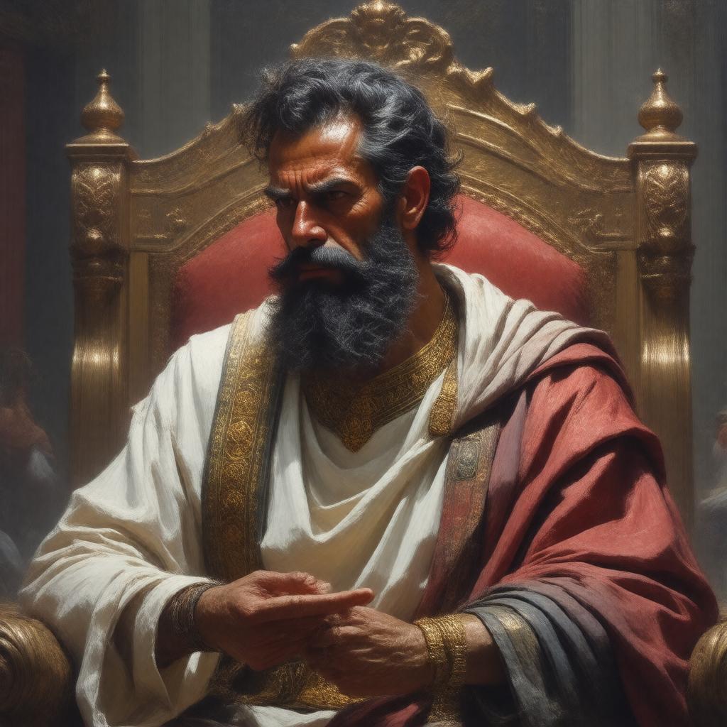 AI-created image of Haman