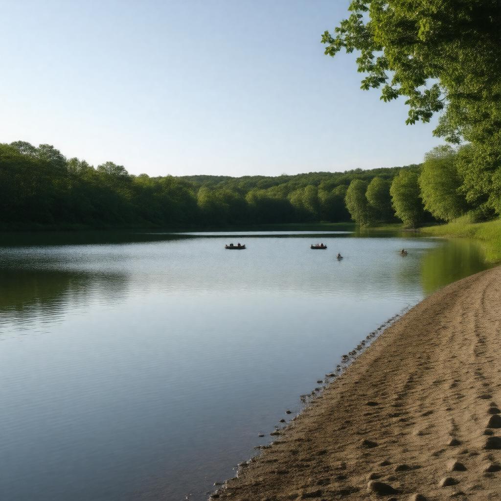 Click to view larger image AI-created image of Hamblin Pond