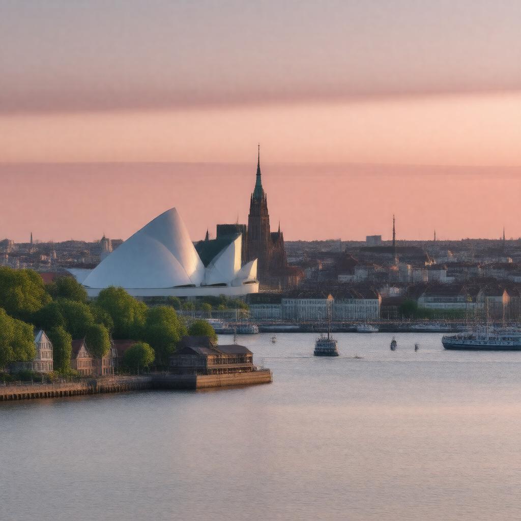 AI-created image of Hamburg, Germany