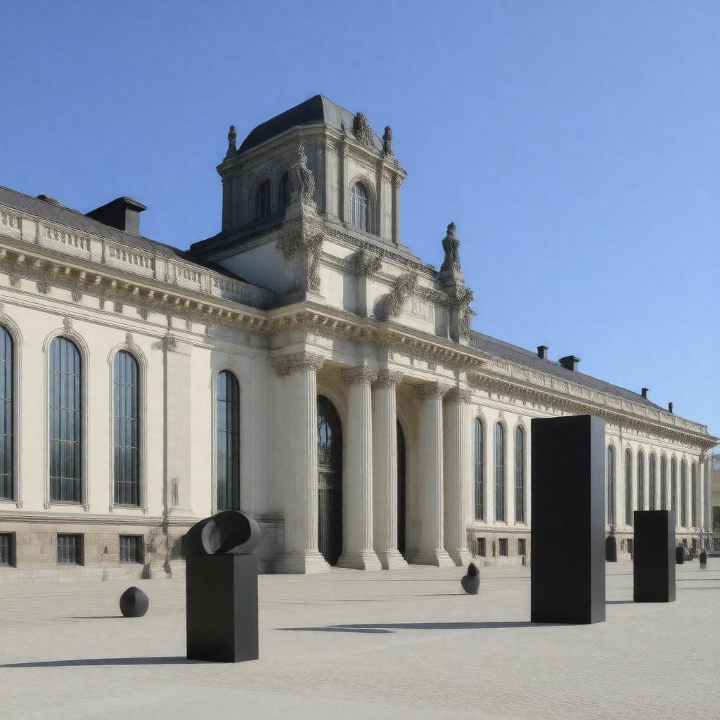 AI-created image of Hamburger Bahnhof