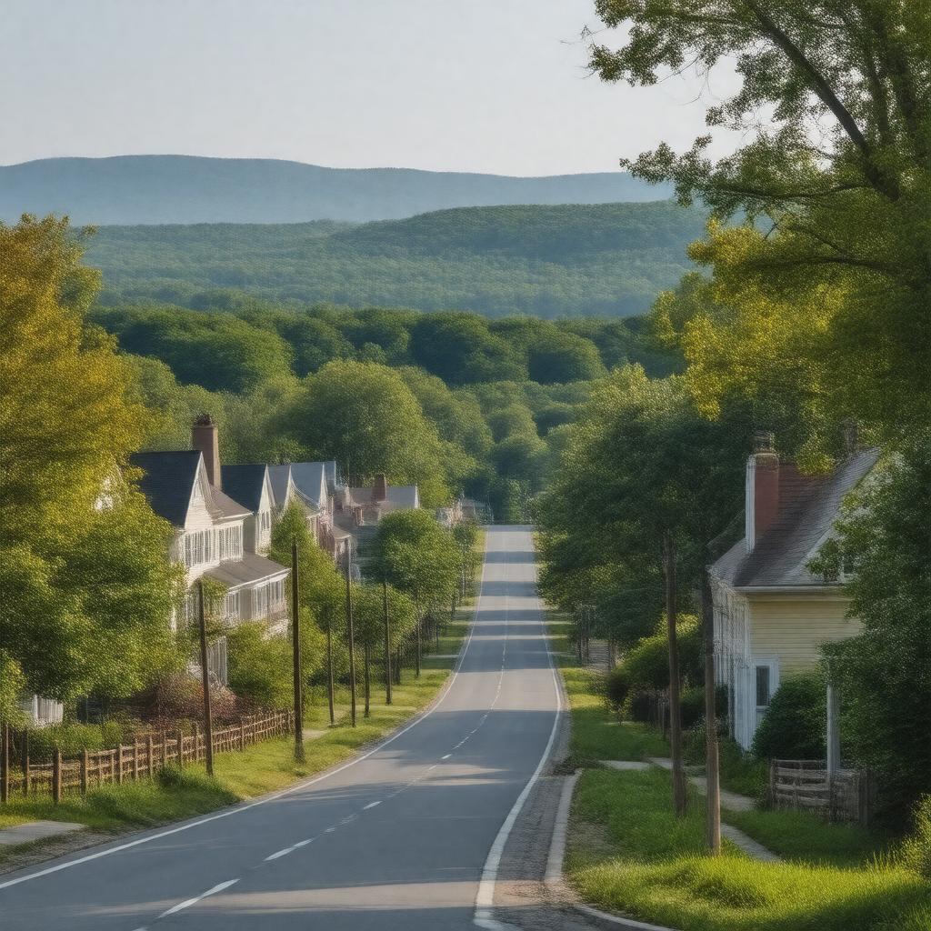 AI-created image of Hamden, Connecticut
