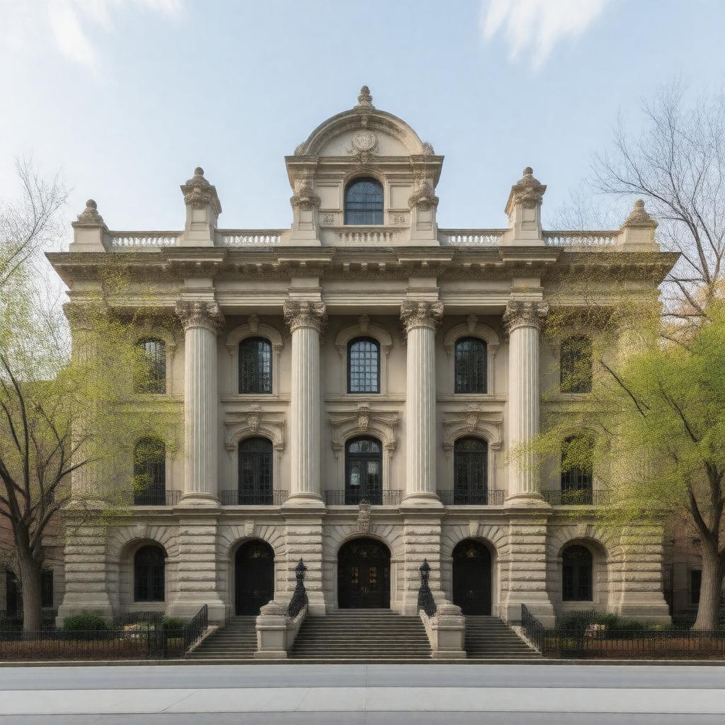 AI-created image of Hamilton Hall