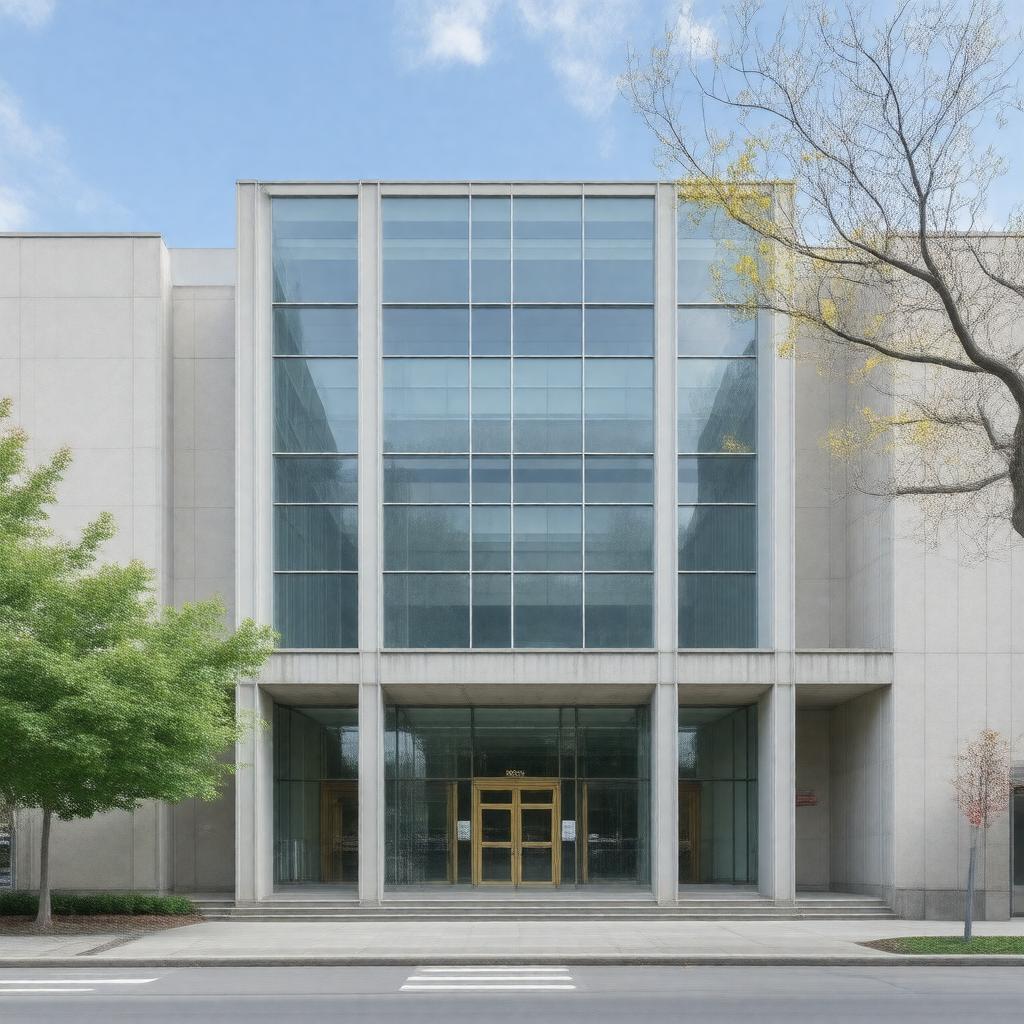 AI-created image of Hamilton Public Library