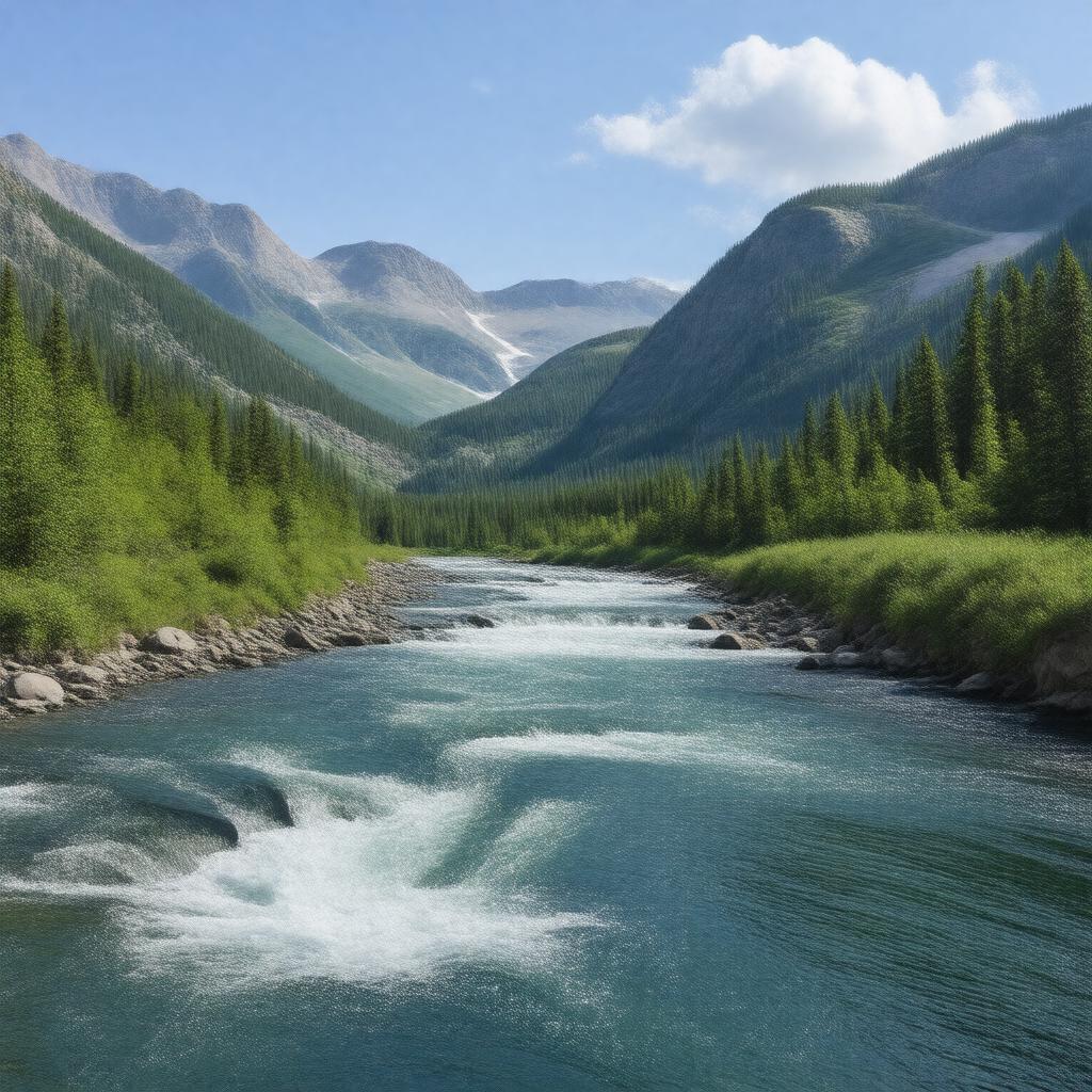 AI-created image of Hamilton River