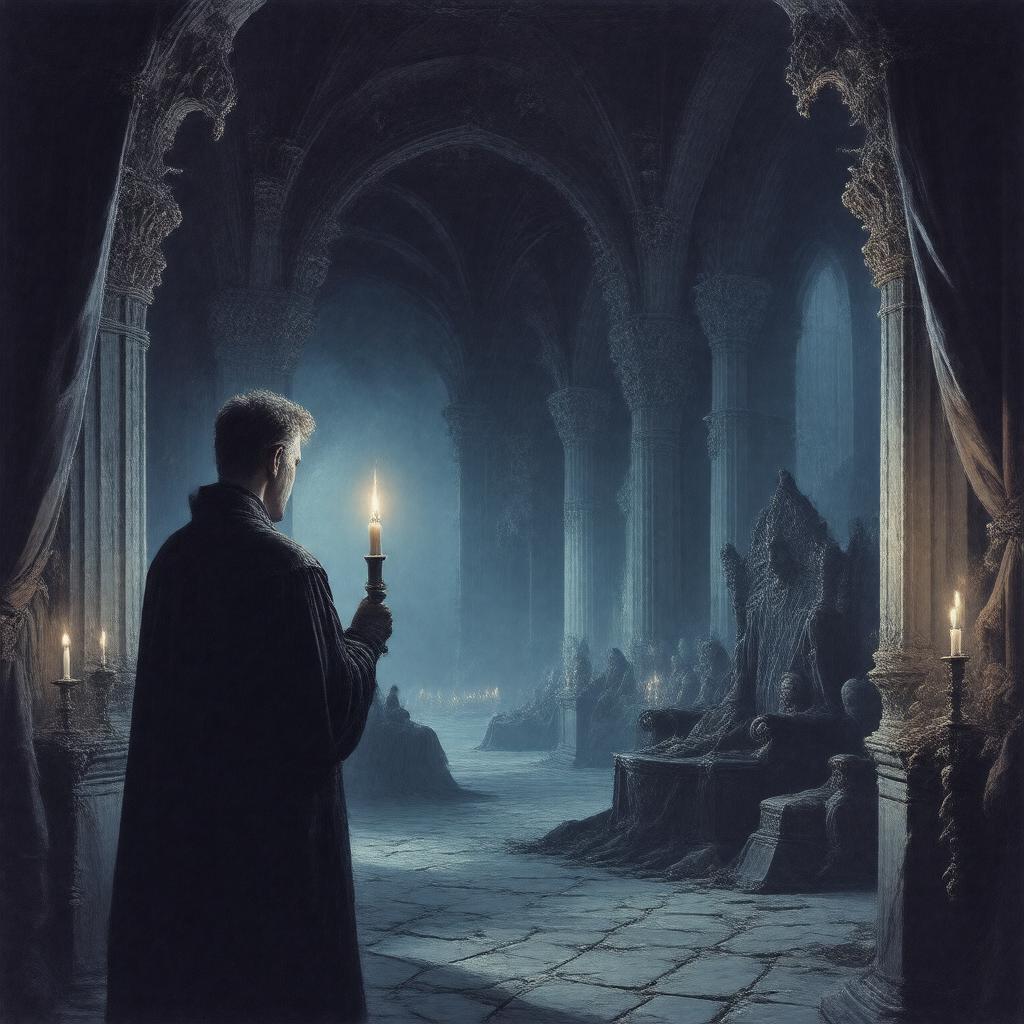 AI-created image of Hamlet (1996 film)