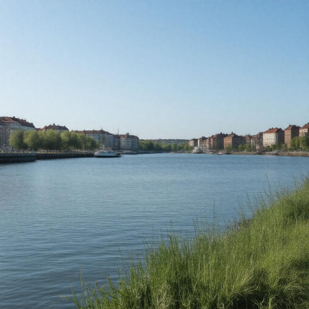 AI-created image of Hammarby Sjö