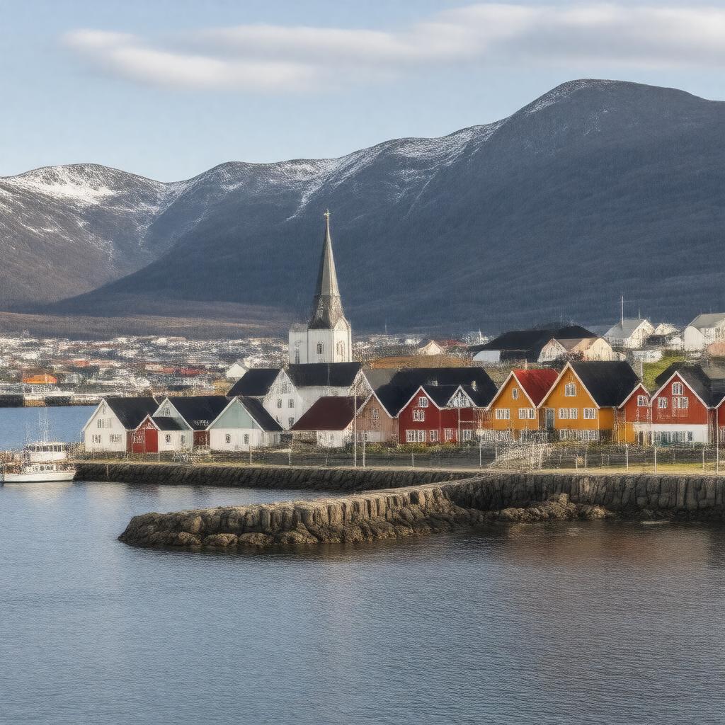 AI-created image of Hammerfest