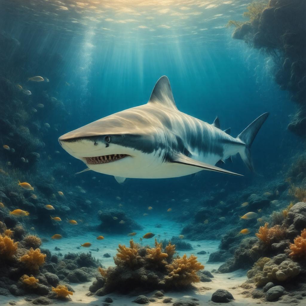 AI-created image of Hammerhead shark