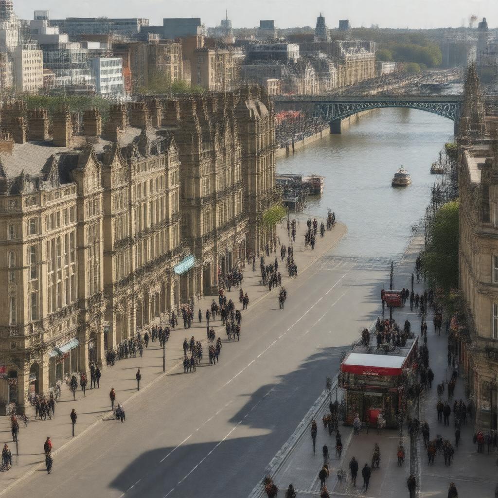 AI-created image of Hammersmith, London