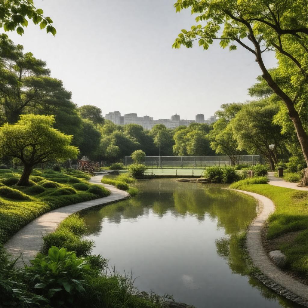 AI-created image of Hammersmith Park