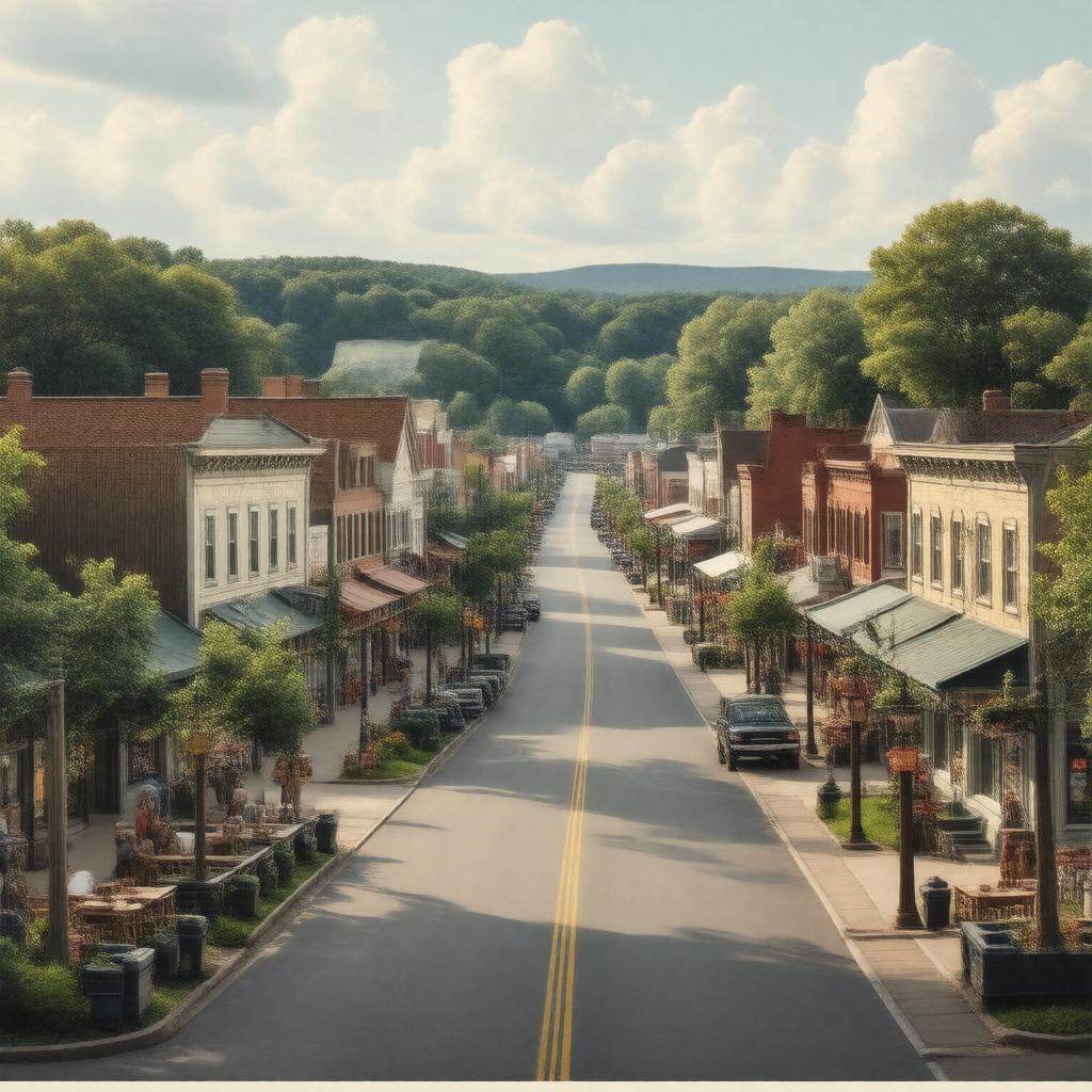 AI-created image of Hammonton, New Jersey, United States