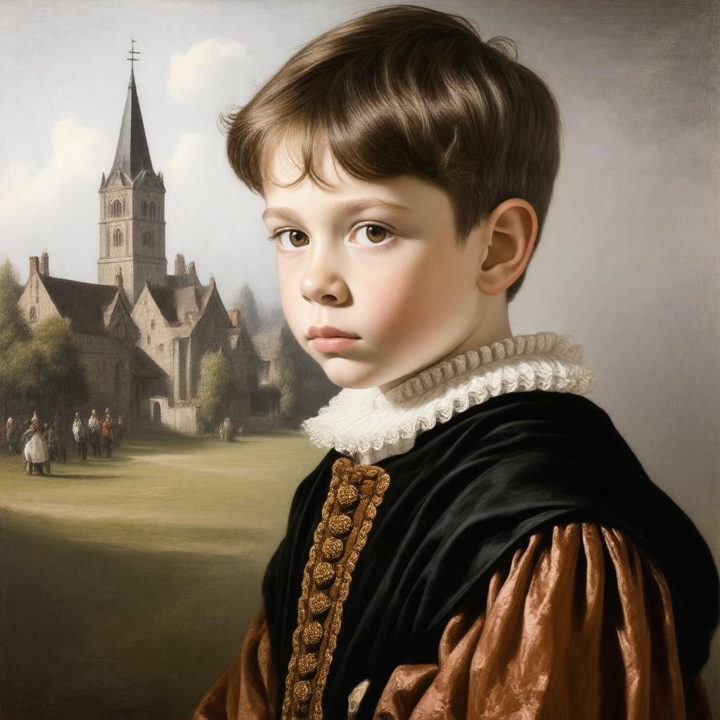 AI-created image of Hamnet Shakespeare