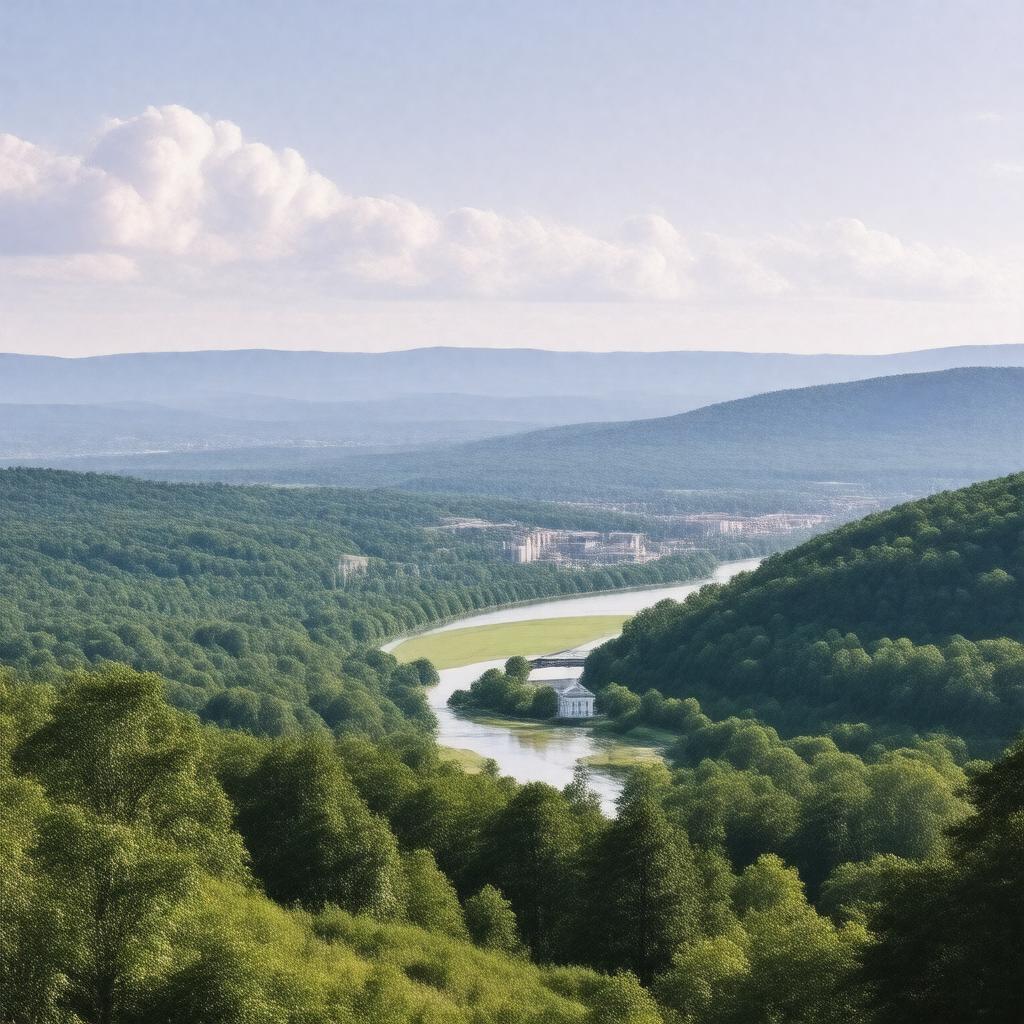 AI-created image of Hampden County, Massachusetts