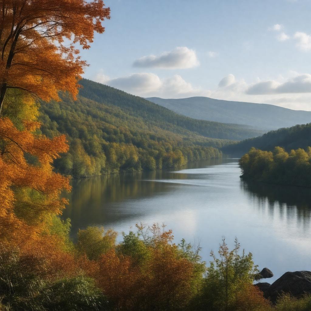 AI-created image of Hampshire County, Massachusetts