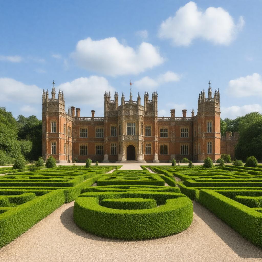 AI-created image of Hampton Court Palace