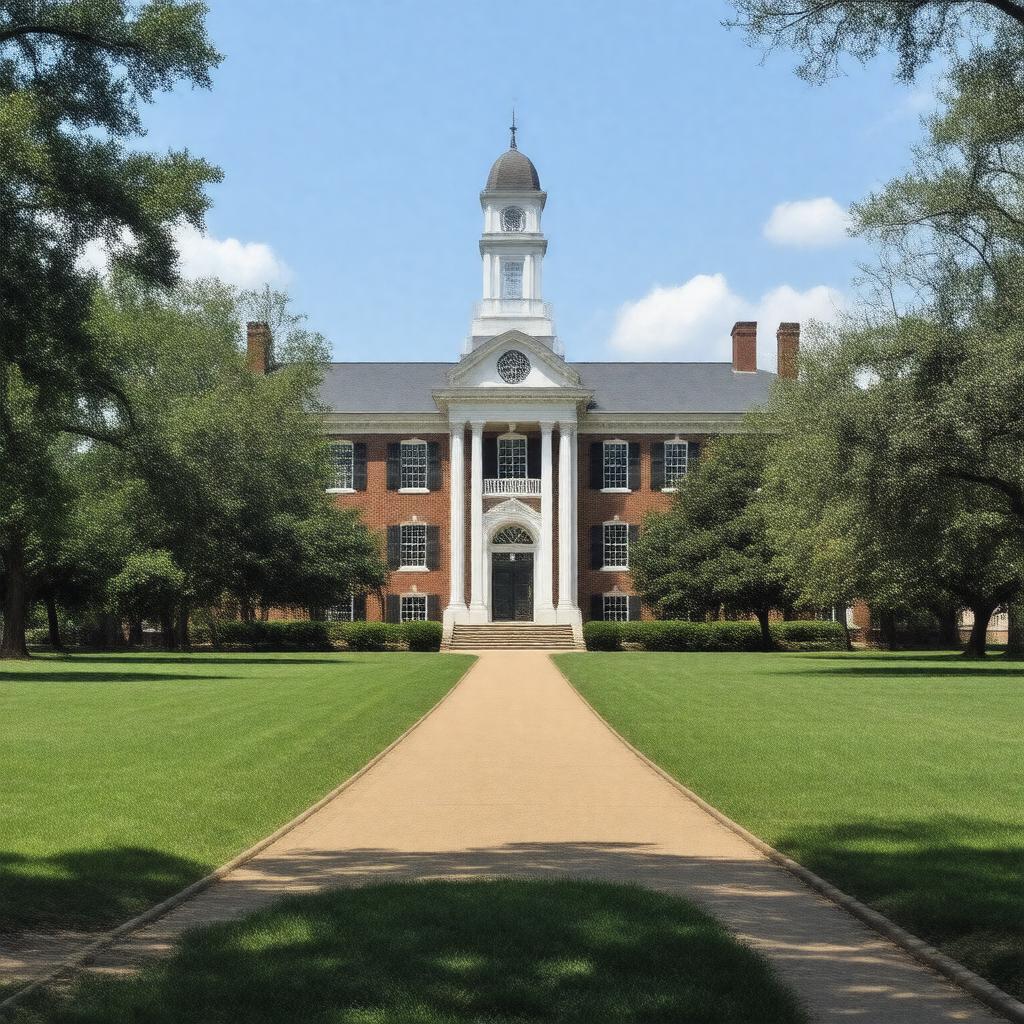 Click to view larger image AI-created image of Hampton Institute