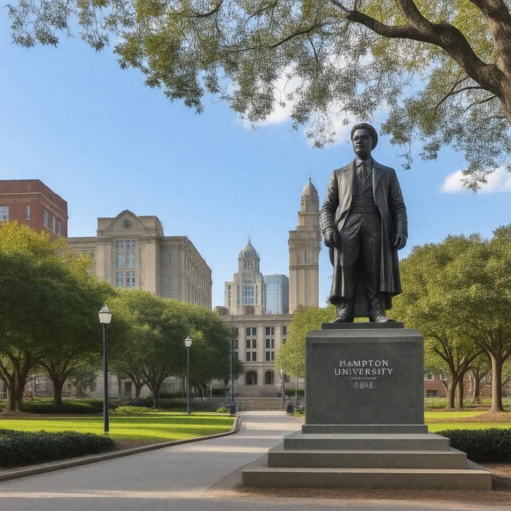 AI-created image of Hampton University