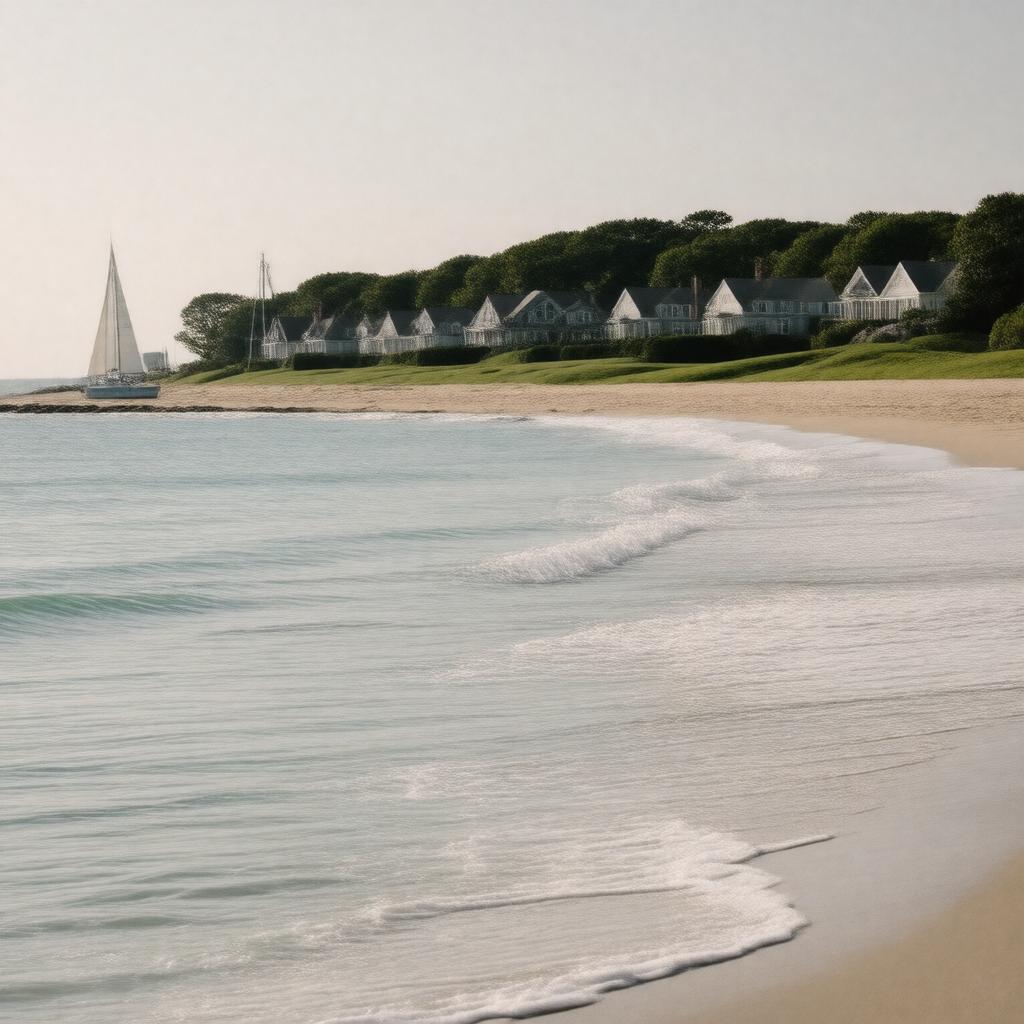 AI-created image of Hamptons