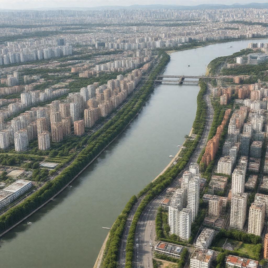 AI-created image of Hanam City, South Korea