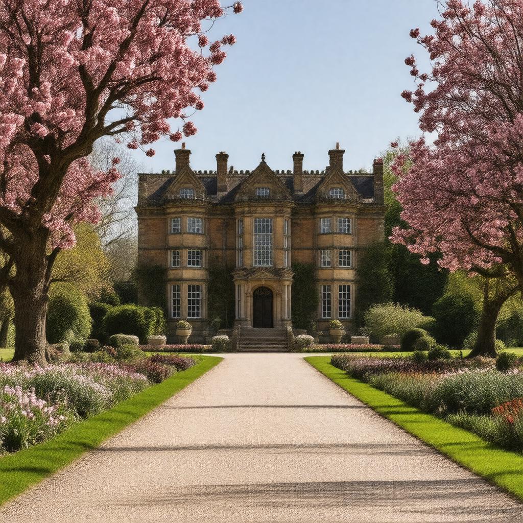 AI-created image of Hanbury Hall