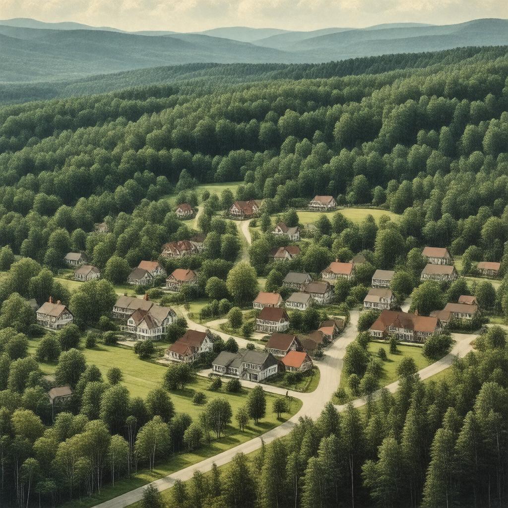 AI-created image of Hancock, Massachusetts