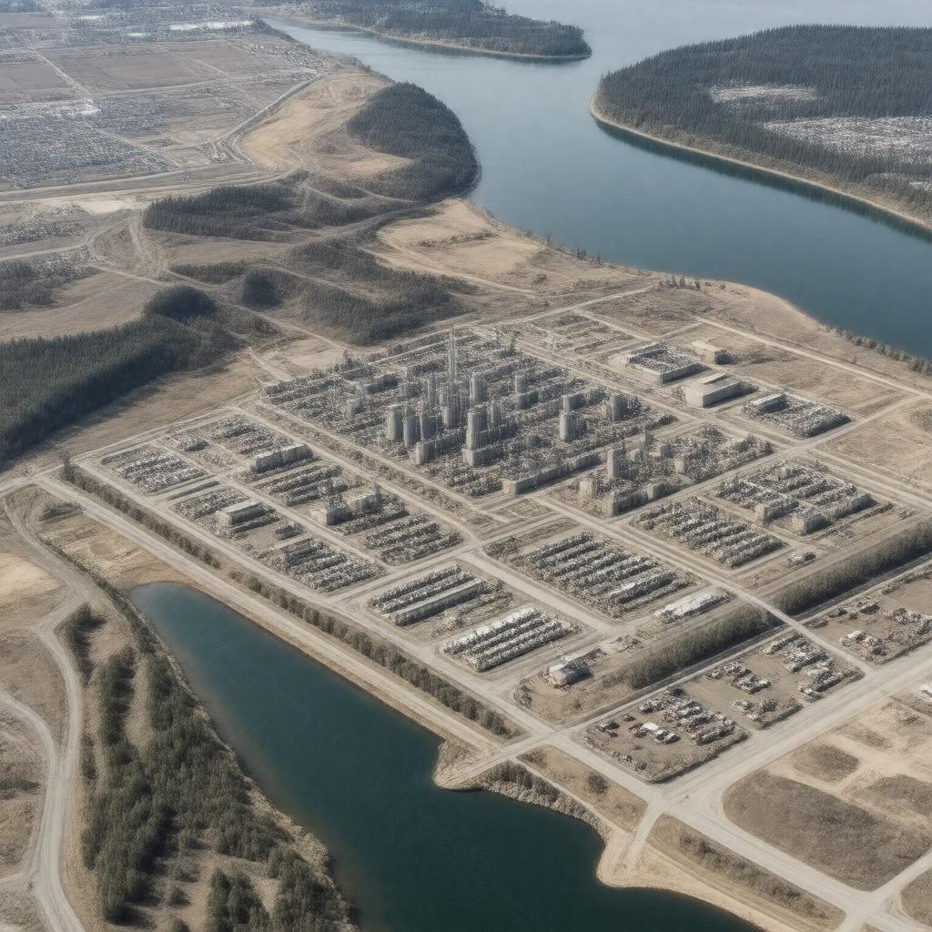 AI-created image of Hanford Engineer Works