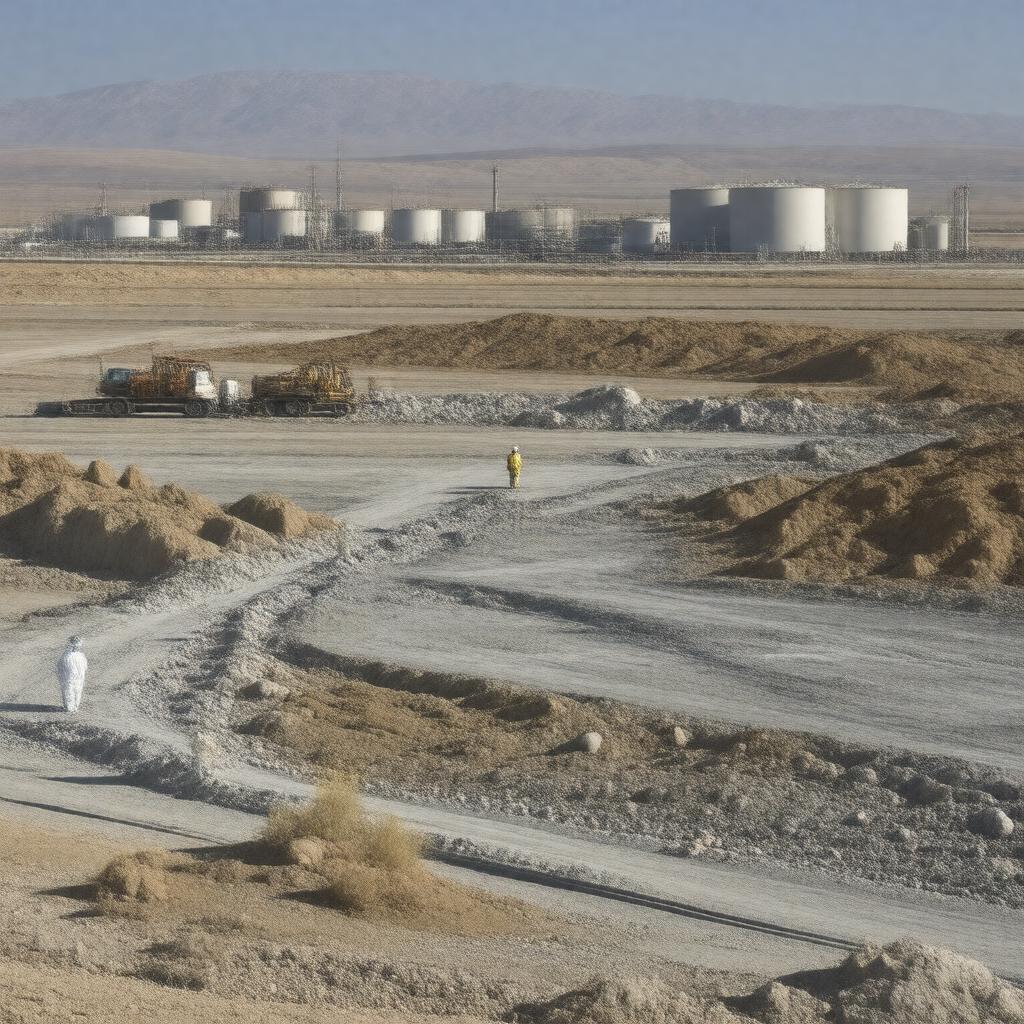 Click to view larger image AI-created image of Hanford Environmental Restoration Project