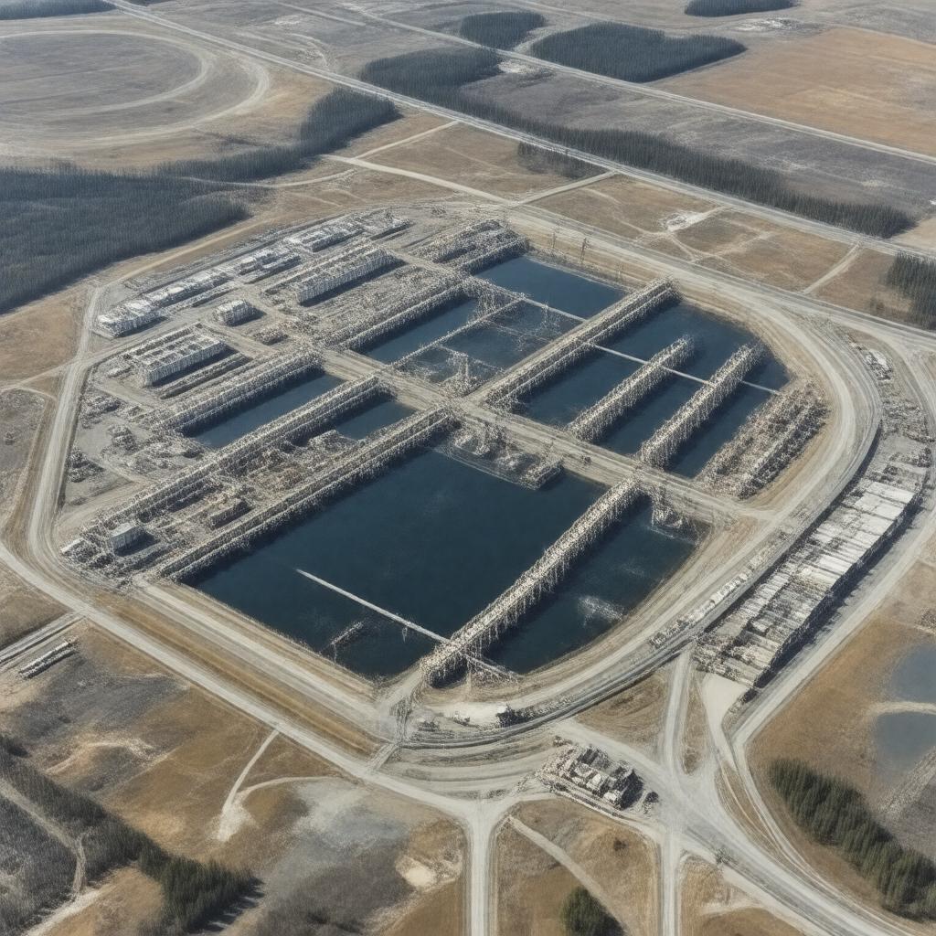 Click to view larger image AI-created image of Hanford K-Basins