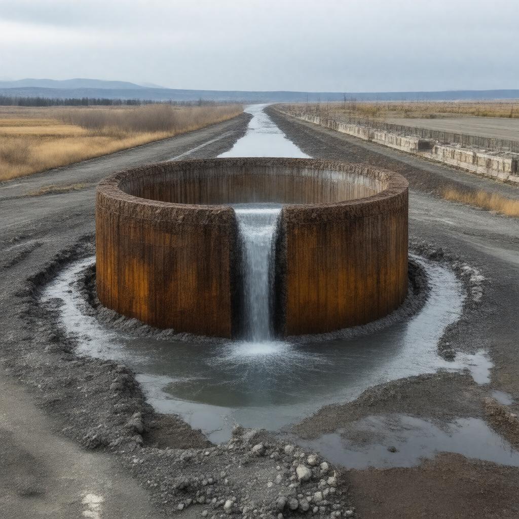 AI-created image of Hanford Tank Leaks