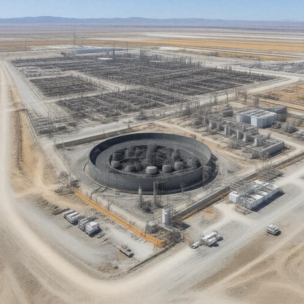 AI-created image of Hanford Vit Plant