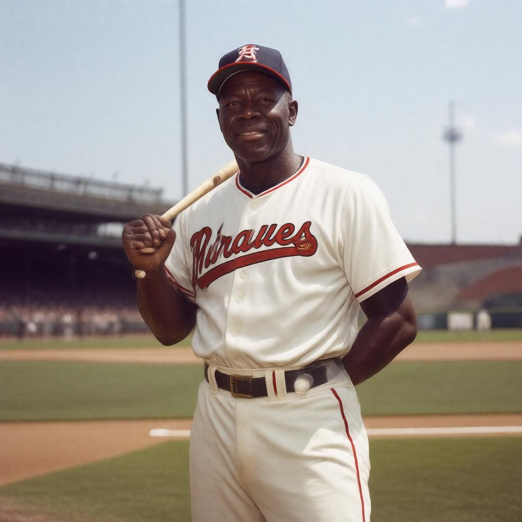AI-created image of Hank Aaron