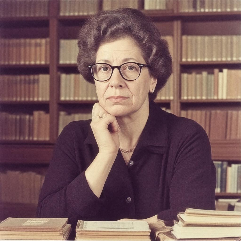 AI-created image of Hannah Arendt