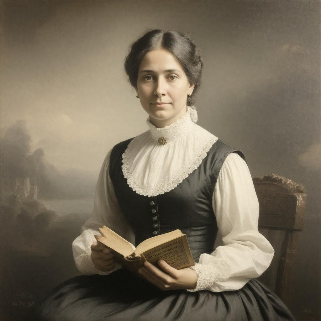 Click to view larger image AI-created image of Hannah Whitall Smith
