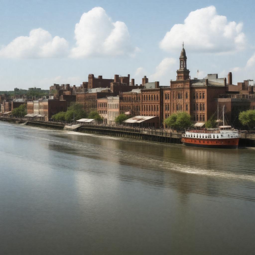 AI-created image of Hannibal, Missouri