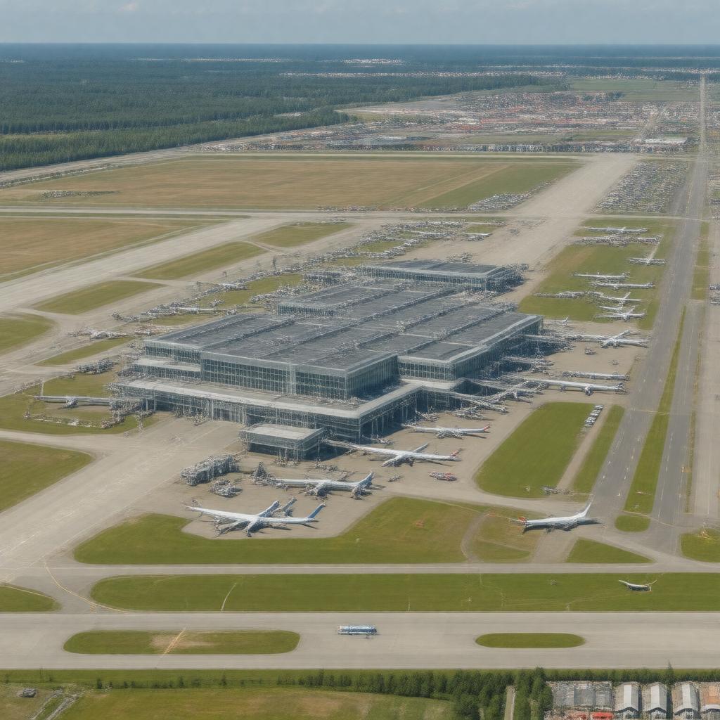 Click to view larger image AI-created image of Hannover Airport