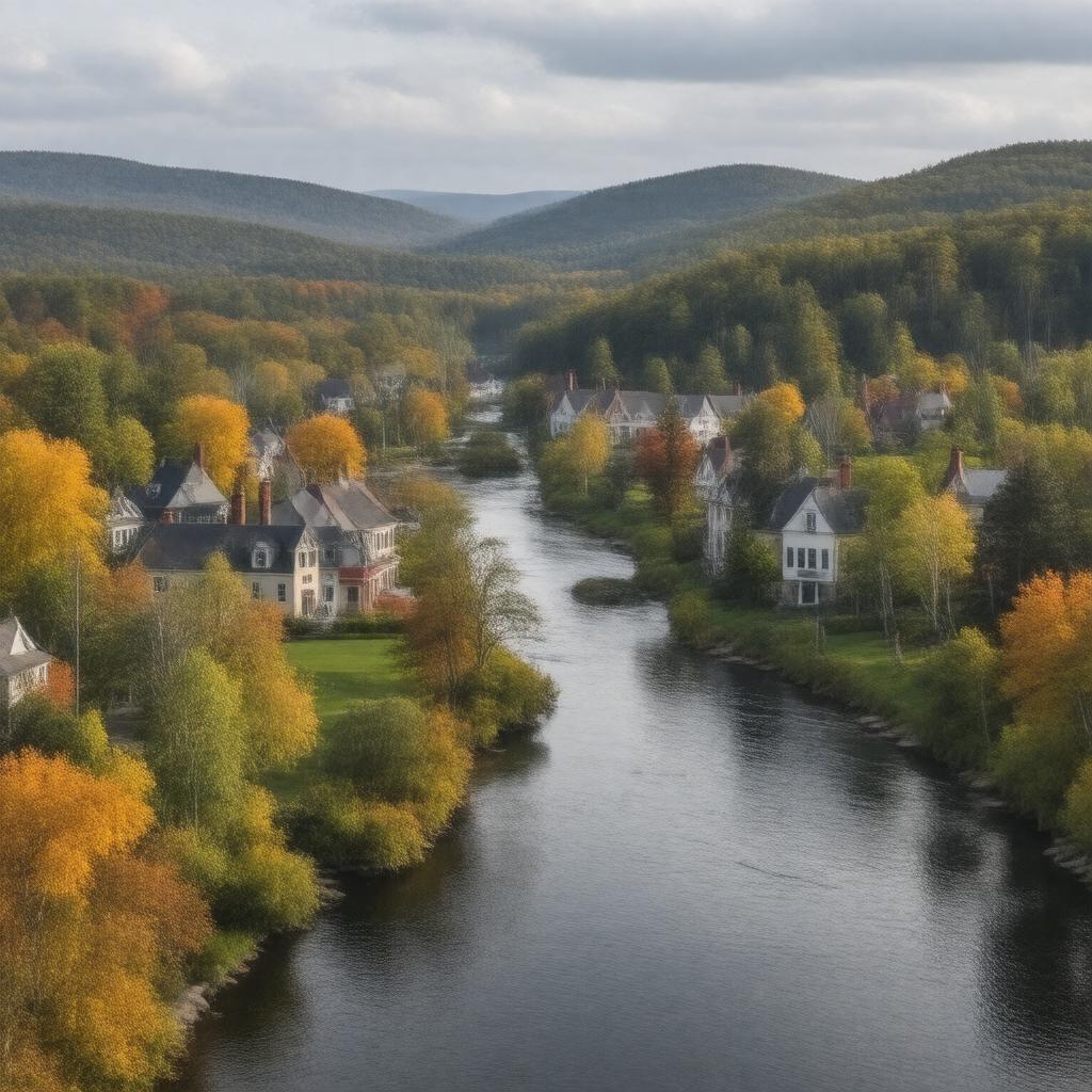 Click to view larger image AI-created image of Hanover, New Hampshire, United States