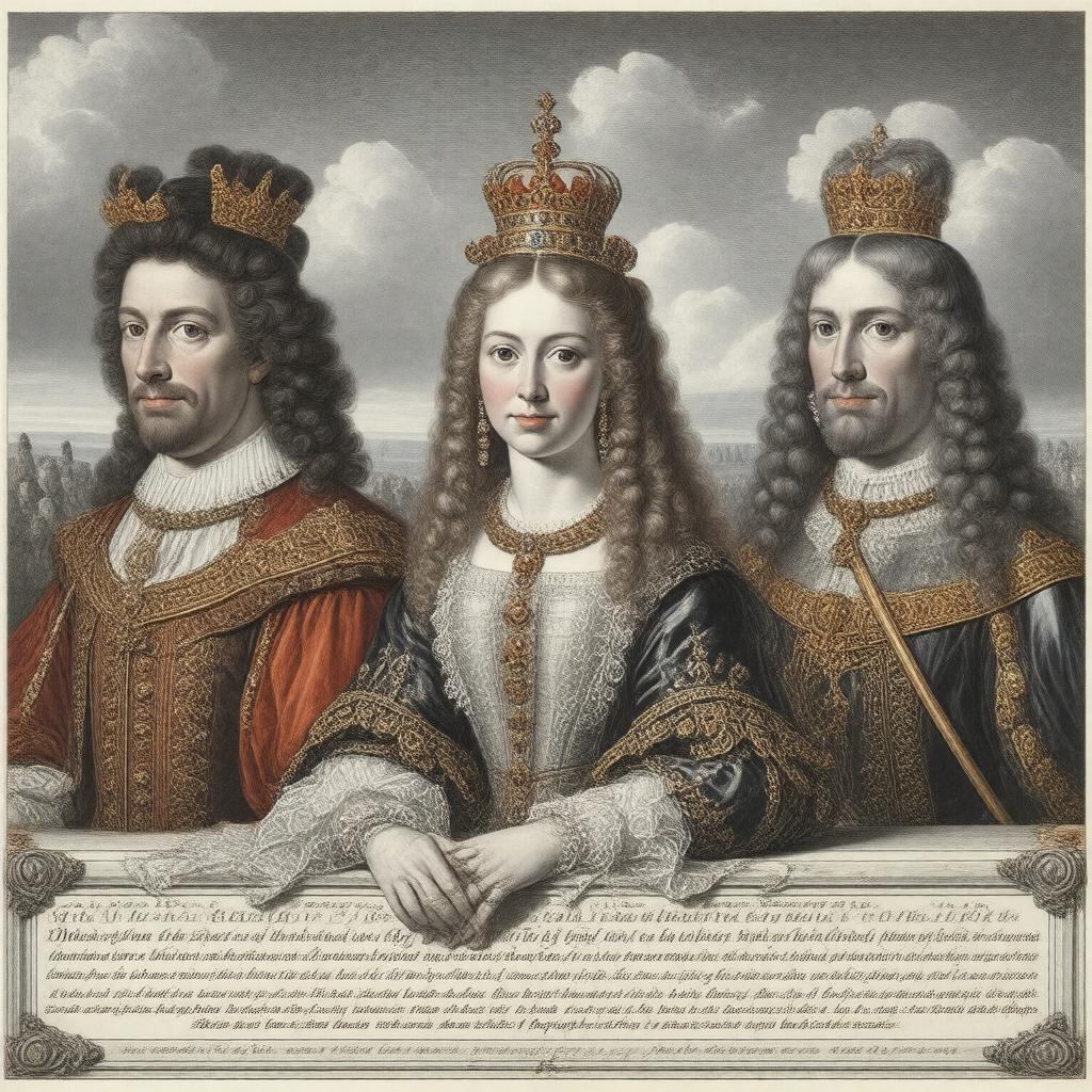 AI-created image of Hanoverian succession