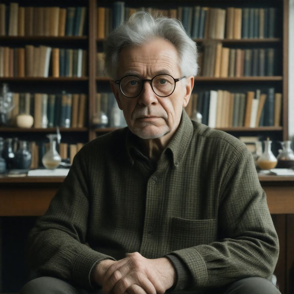 AI-created image of Hans-Peter Dürr