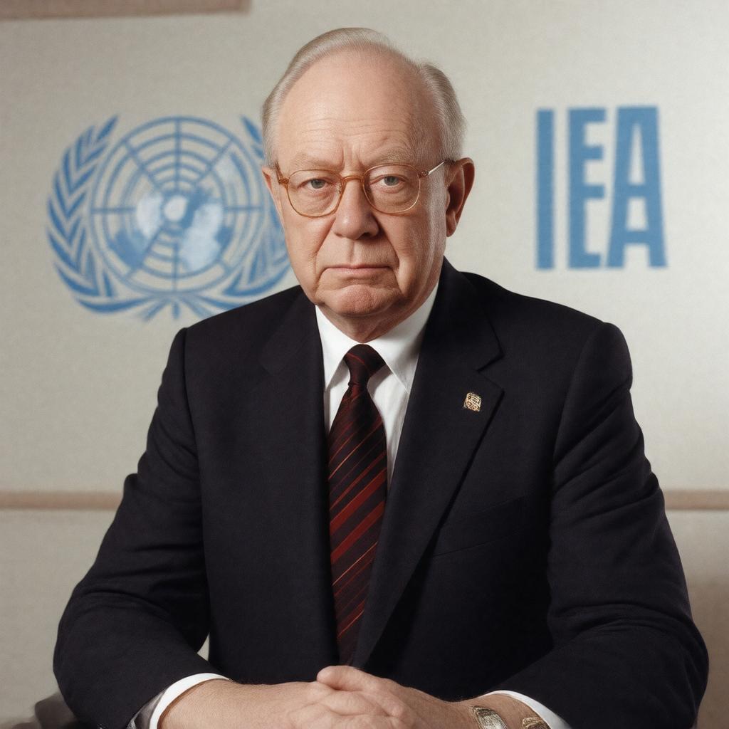 AI-created image of Hans Blix