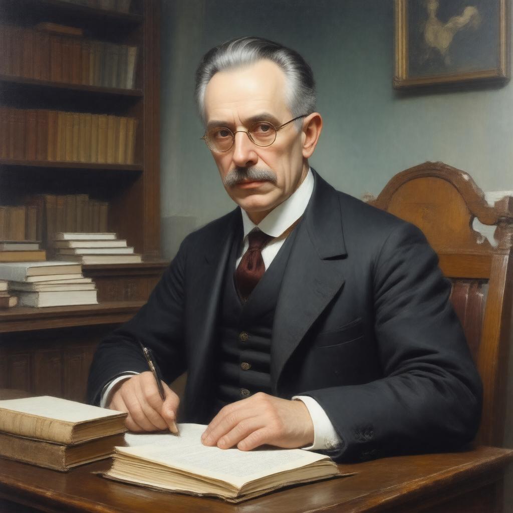 AI-created image of Hans Bohr