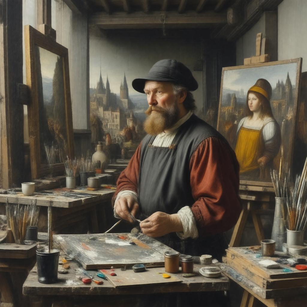 AI-created image of Hans Holbein the Elder