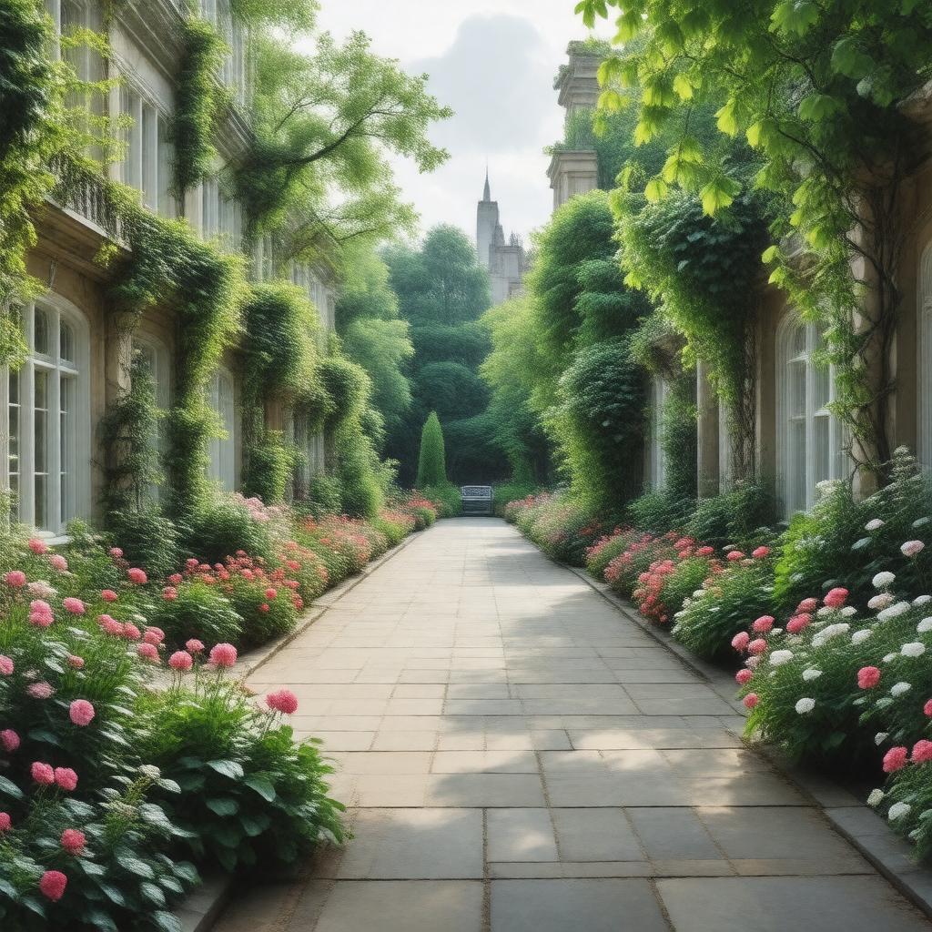 AI-created image of Hans Place, Knightsbridge, London